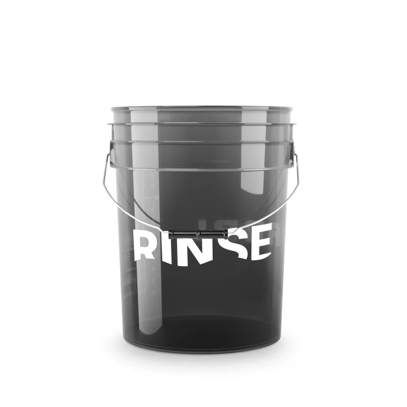 ADBL SECCHIO TRASPARENTE NERO RINSE 20L